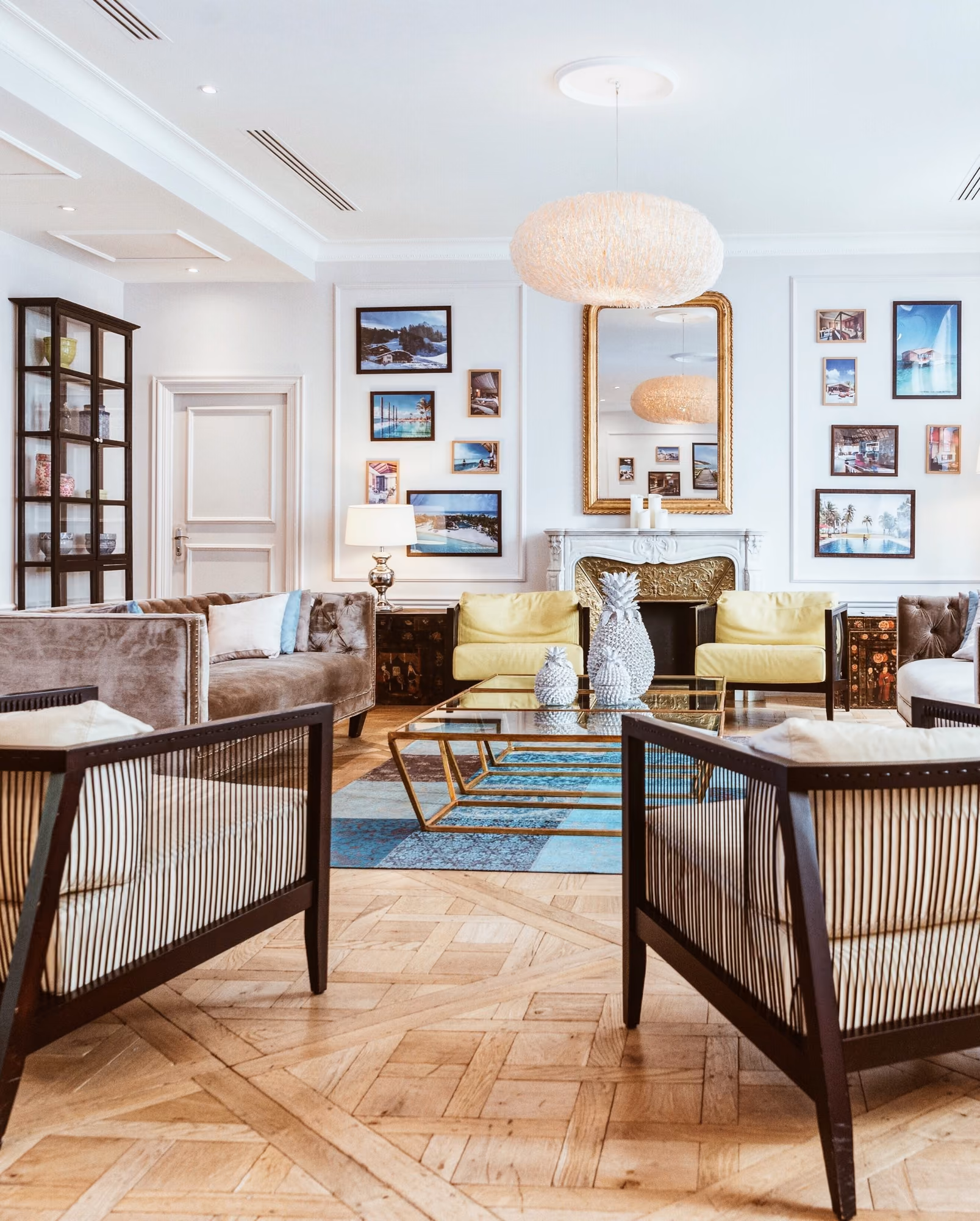 Argent interior design project, furnishing and construction materials showcase